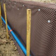 Pose d'un réseau de drainage ATE pour une maison en rénovation à Montberon 31.