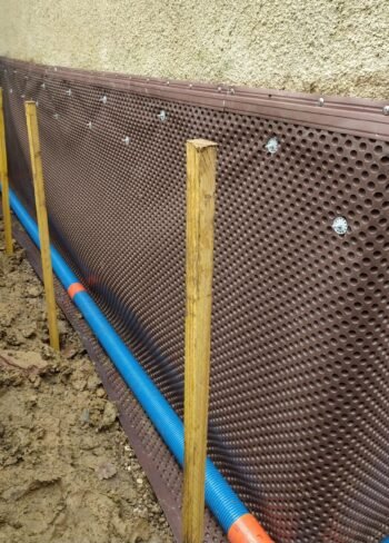 Pose d'un réseau de drainage ATE pour une maison en rénovation à Montberon 31.