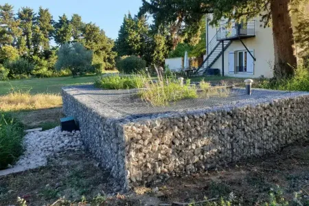 Phytoépuration en gabions