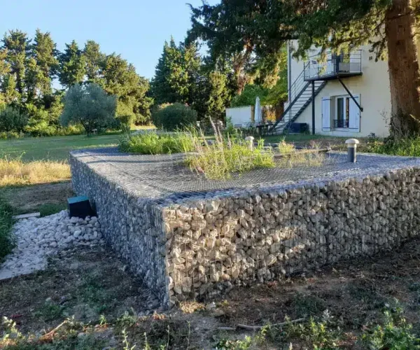 Phytoépuration en gabions
