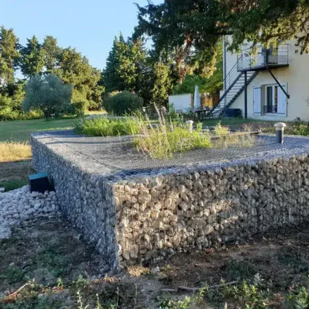 Phytoépuration en gabions