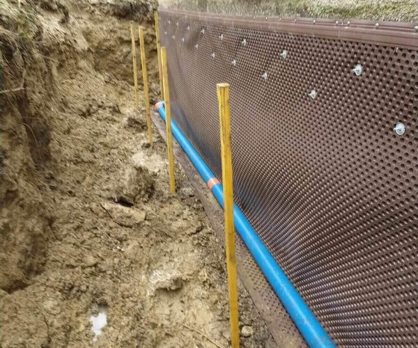 Pose d'un réseau de drainage ATE pour une maison en rénovation à Montberon 31.