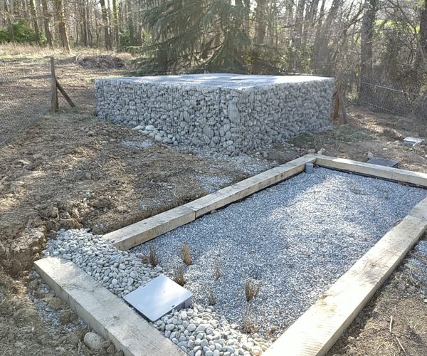 Réalisation d'une phytoépuration à Montberon 81.